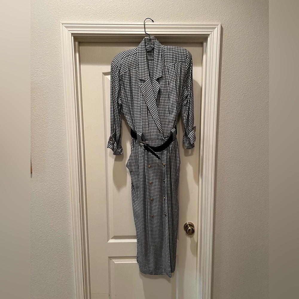 "Studio One New York" Black and White Jacket Dress Size 10